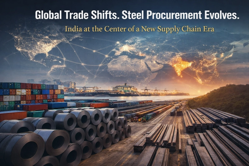 How Global Trade Realignments Are Changing Steel Procurement in India