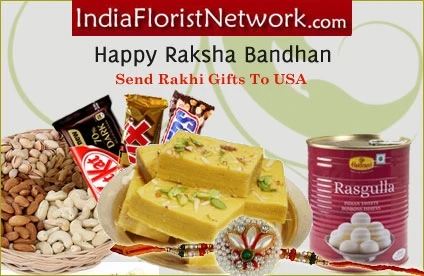Spectacular Rakhi Merchandise for Brother in USA- Express Delivery Today