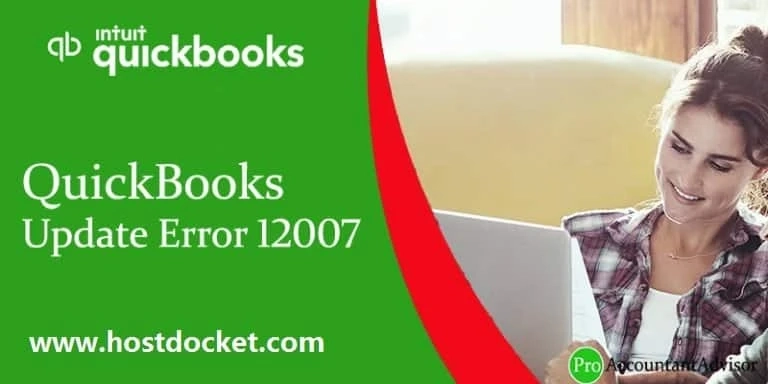 How to fix QuickBooks update error code 12007?