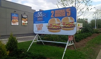 Boost business visibility with roadside signs