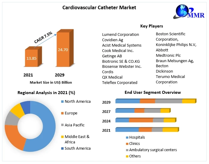 Cardiovascular Catheter Market Size, Share, Analysis, Growth, Trends, Drivers, Opportunity And Forecast 2029