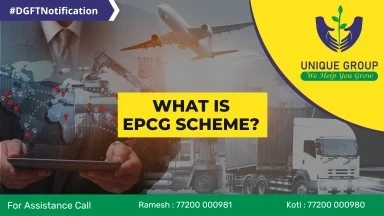 Export Promotion Capital Goods (EPCG) scheme consultants