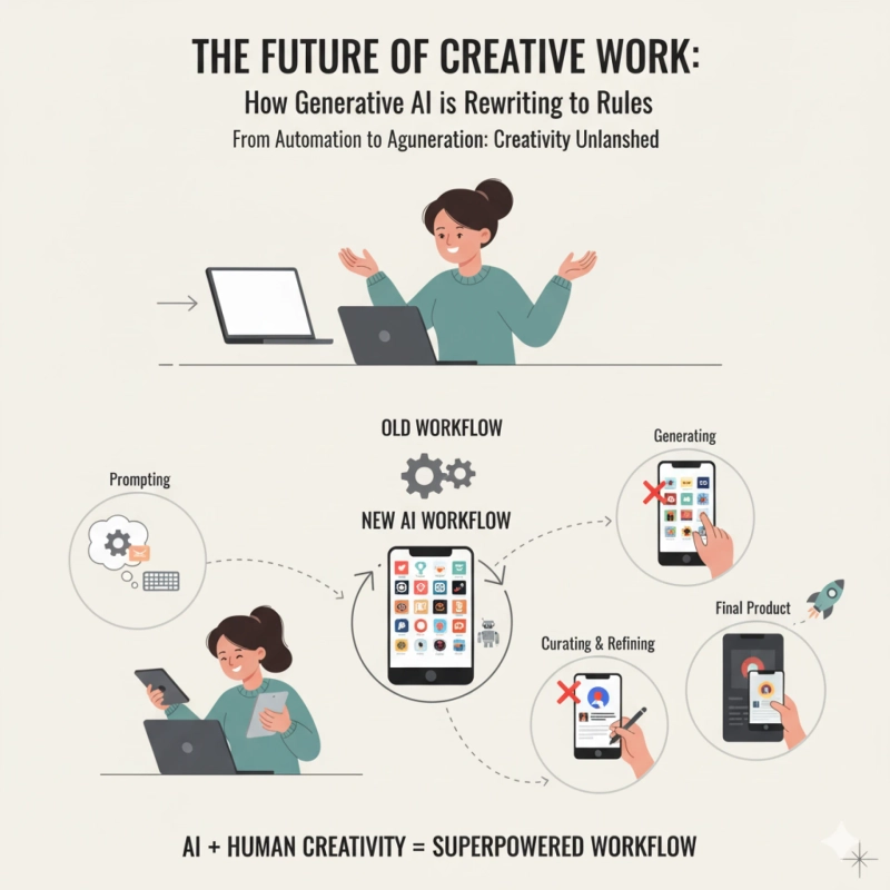 The Future of Creative Work: A Look at How Generative AI is Rewriting the Rules