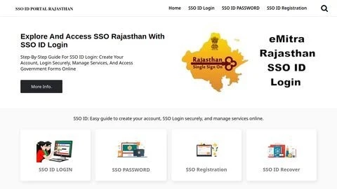Rajasthan sso id Single Sign-On