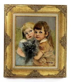 The Artistry of the Ages: Vintage Oil Paintings and Folk Art on Bidsquare