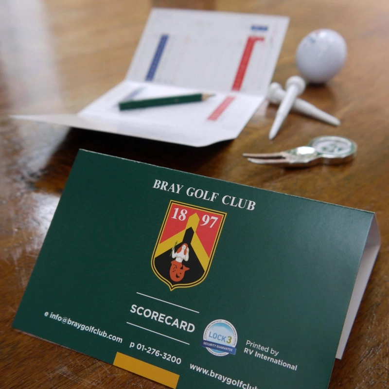 Antimicrobial Healthy Golf Score Cards Add To The Fun Of Golf