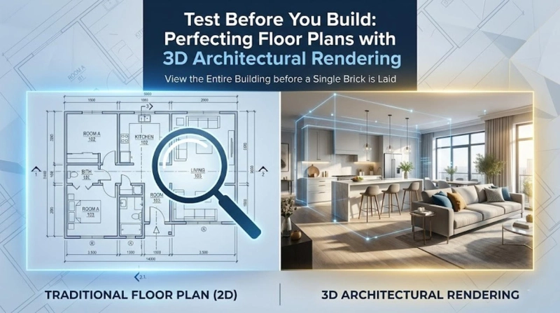 Test Before You Build: Perfecting Floor Plans with 3D Architectural Rendering