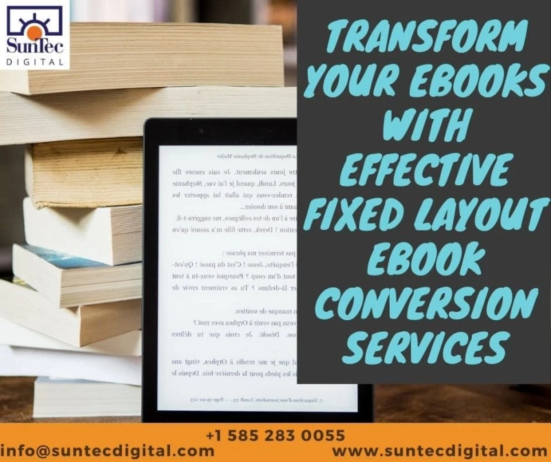 Transform your eBooks with effective fixed layout eBook conversion services