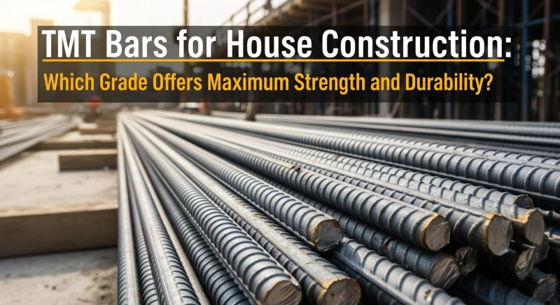 TMT Bars for House Construction: Which Grade Offers Maximum Strength and Durability?