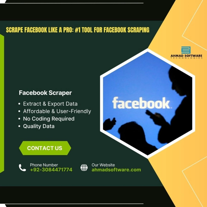 Scrape Facebook Like a Pro: #1 Tool For Facebook Scraping