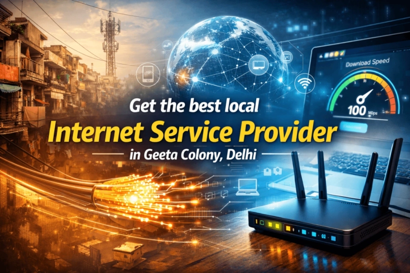 Discovering the Best Internet Service Provider in Geeta Colony