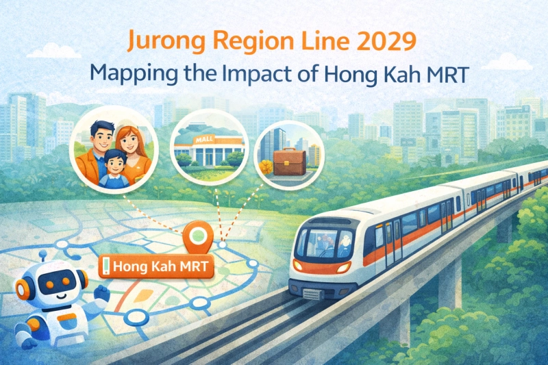 Jurong Region Line 2029 Mapping the Impact of Hong Kah MRT