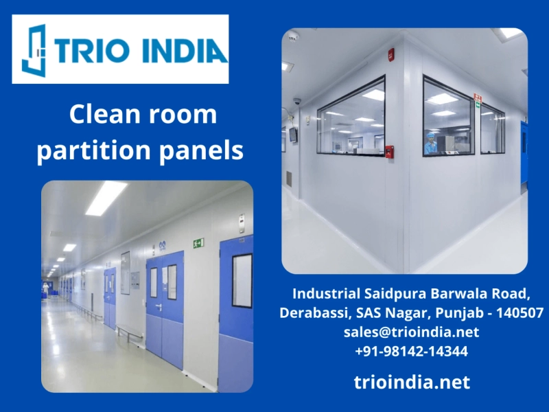 Cleanroom partition panels