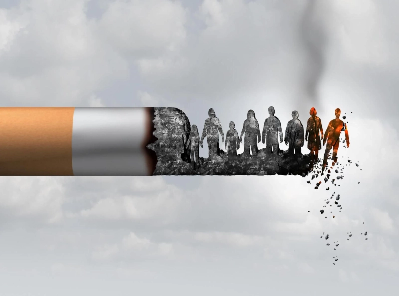On top of lung diseases, smoking can cause poor vision, premature aging