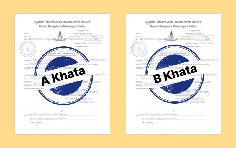 What Is the Difference Between A Khata vs B Khata in Bangalore Property Records