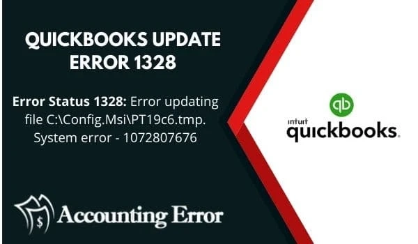 QuickBooks Update Error 1328 - How To Resolve?