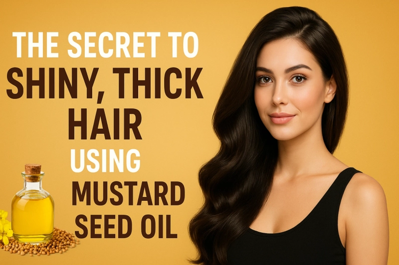 The Secret to Shiny, Thick Hair Using Mustard Seed Oil