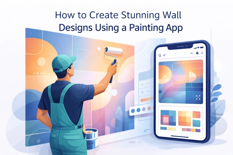 How to Create Stunning Wall Designs Using a Painting App