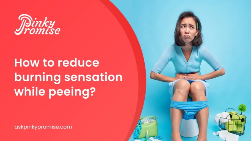 How to reduce burning sensation while peeing?