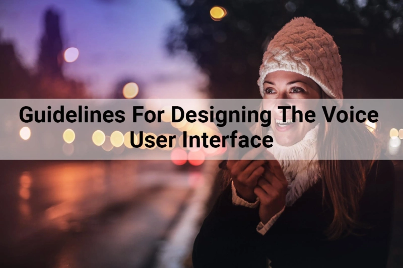 Guidelines For Designing The Voice User Interface