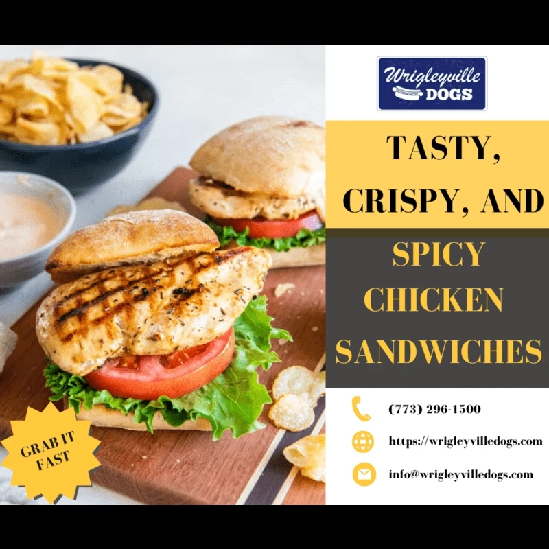 Tasty, Crispy, And Spicy Chicken sandwiches