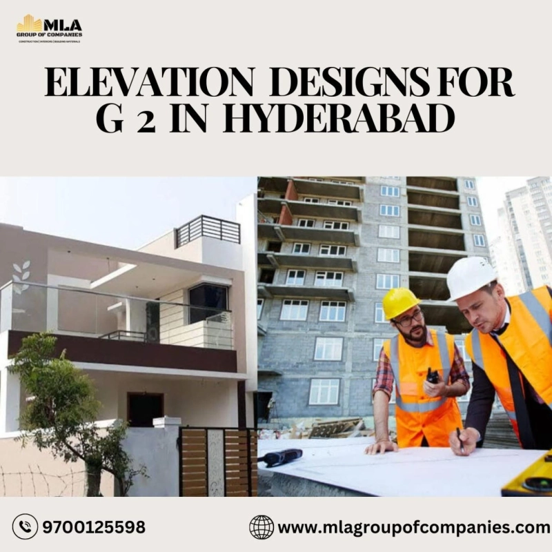 Contemporary G+2 Elevation Designs in Hyderabad by Qualified Builders in Hyd