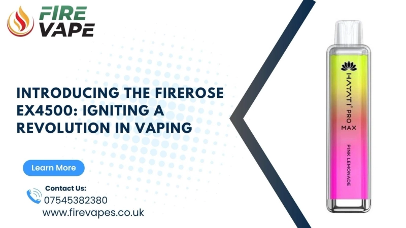 Introducing the Firerose EX4500: Igniting a Revolution in Vaping