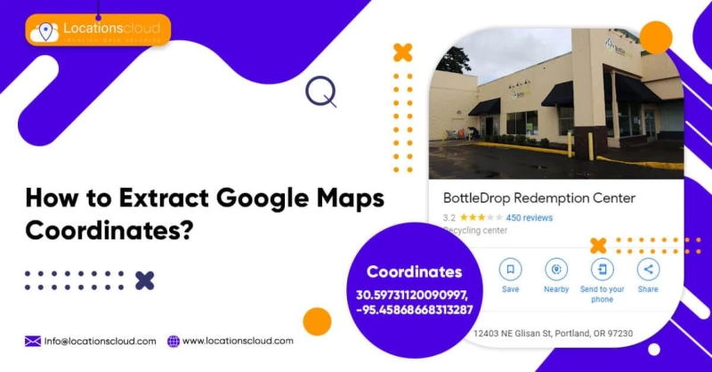 How To Extract Google Maps Coordinates?