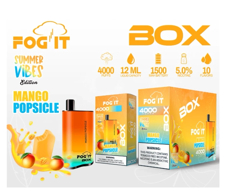 Mango Popsicle - Fog It Summer Vibes Edition 12ml 4000 Puffs