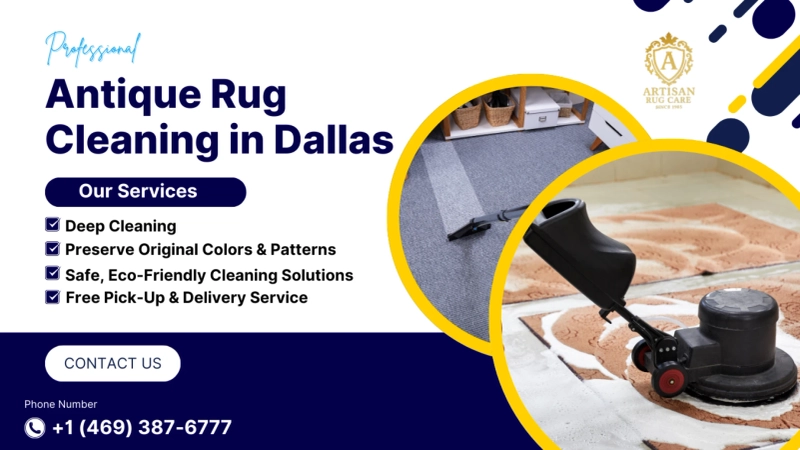 Antique Rug Cleaning in Dallas by Artisan Rug Care