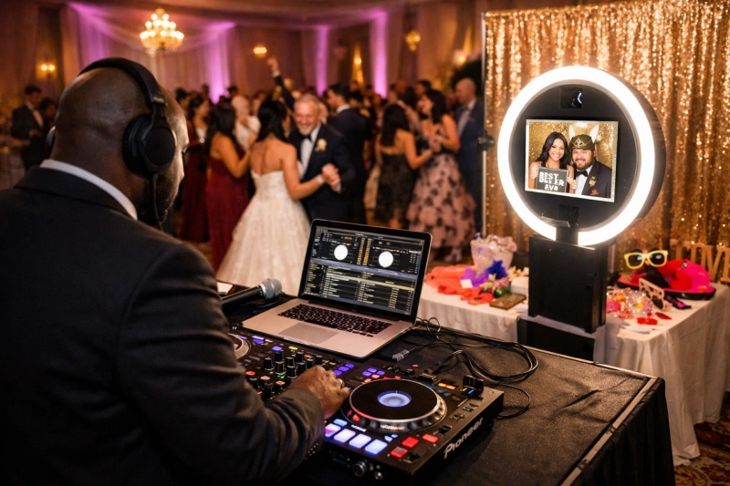 Wedding DJ and Photo Booth Houston: A Key Duo To Your Ultimate Venue Aesthetic