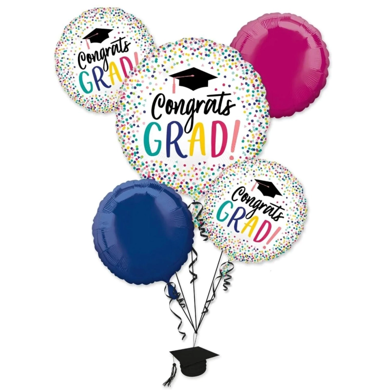 Level Up Your Grad Party with These Balloon Bouquet Hacks