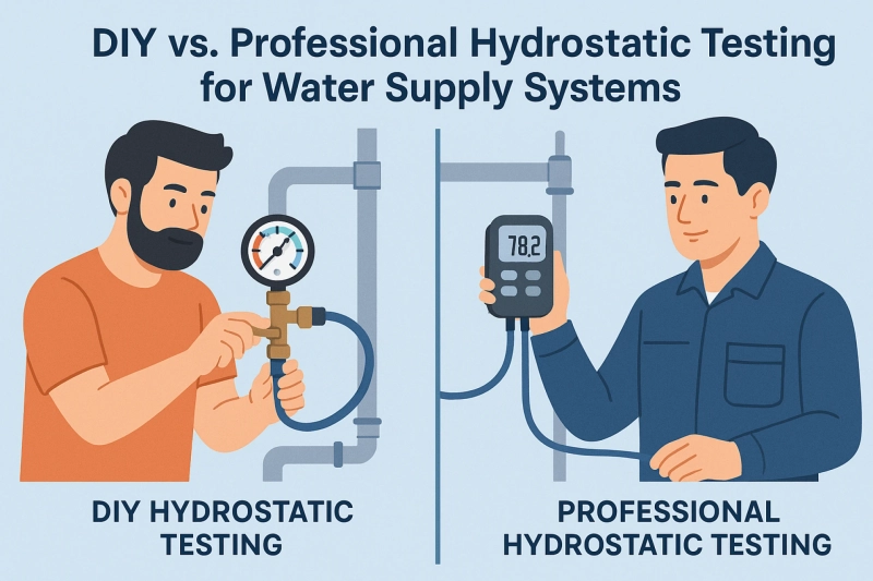 DIY vs. Professional Hydrostatic Testing for Water Supply Systems