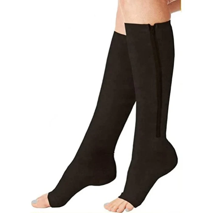 Foot Support Women's Open Toe Compression Socks for Plantar Relief