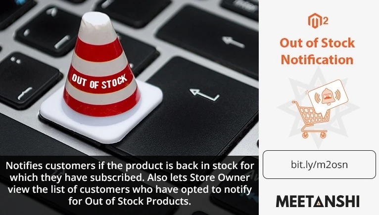 Magento 2 Out of Stock Notification