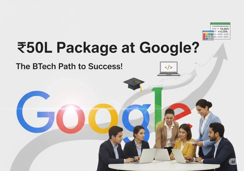 ₹50L Package at Google? The BTech Path to Success!
