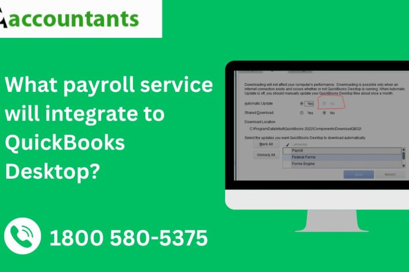 What payroll service will integrate to QuickBooks Desktop?