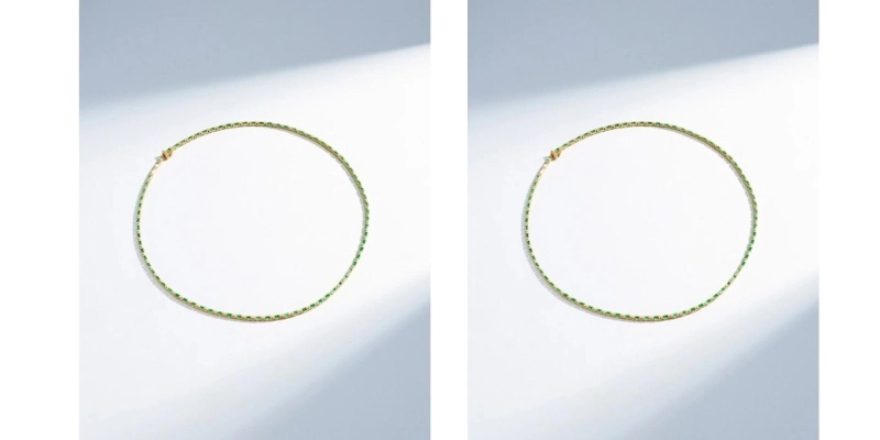 Say It’s Forever With an Emerald Tennis Necklace