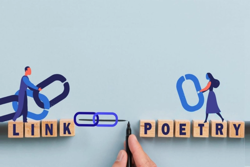 What is linking in poetry?