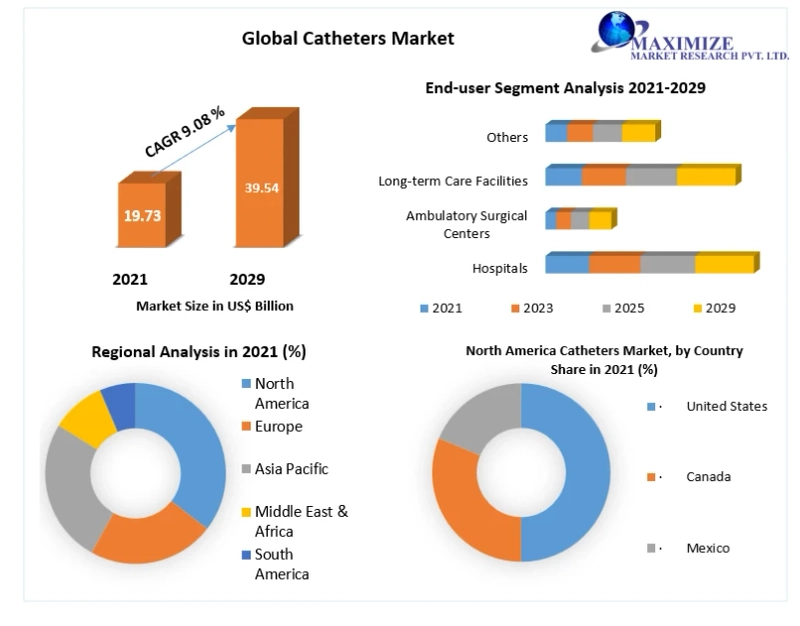 Catheters Market Size, Share, Growth & Trend Analysis Report by 2029