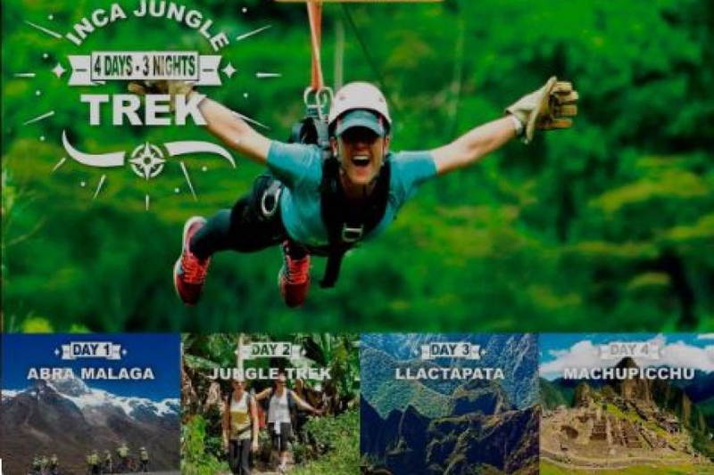 Hike the Historic Inca Jungle trek to Machu Picchu