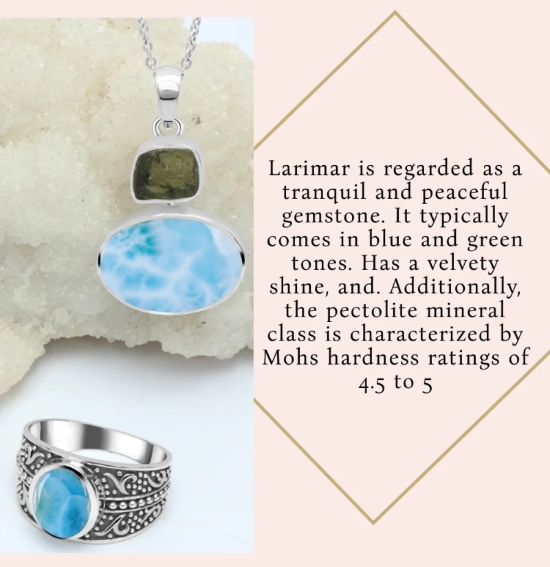 Shop Real 925 Sterling Silver Larimar Jewelry