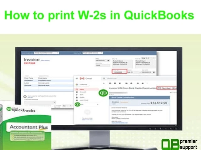 How to print a W2 in QuickBooks