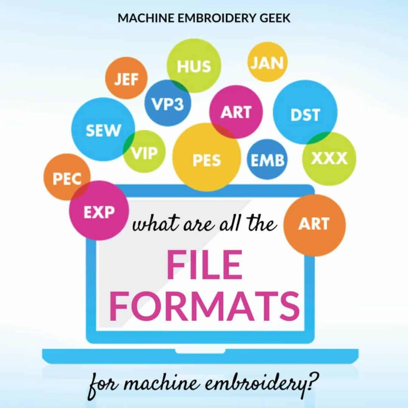 What is Embroidery Machine File Formats?