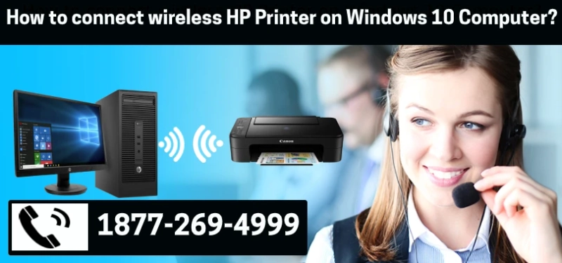 How to connect wireless HP Printer on Windows 10 Computer?