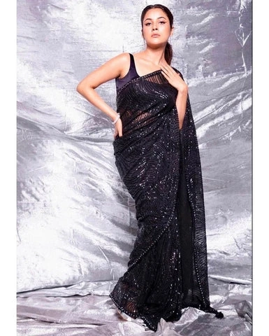 Latest Trendy Bollywood Style Party Wear Sarees