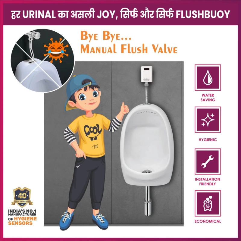 Urinal Sensor & Flushboy is a state-of-the-art sensor technology for public and home use