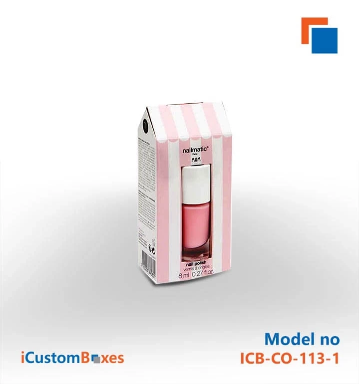 Get Nail Polish Boxes with free Shipping at ICustomBoxes