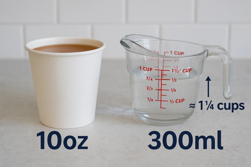 How Many Cups Is 10oz or 300ml? And Why It Matters When Choosing the Right PLA Cup