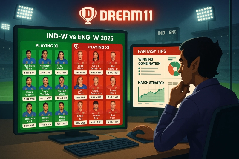 IND-W vs ENG-W 2025: Dream11 Tips, Playing XI & Match Strategy